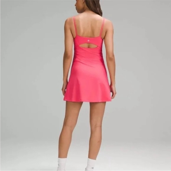 lululemon athletica Dresses & Skirts - LULULEMON ALIGN CAMI STRAP DRESS IN GLAZE PINK SZ 12 NWT